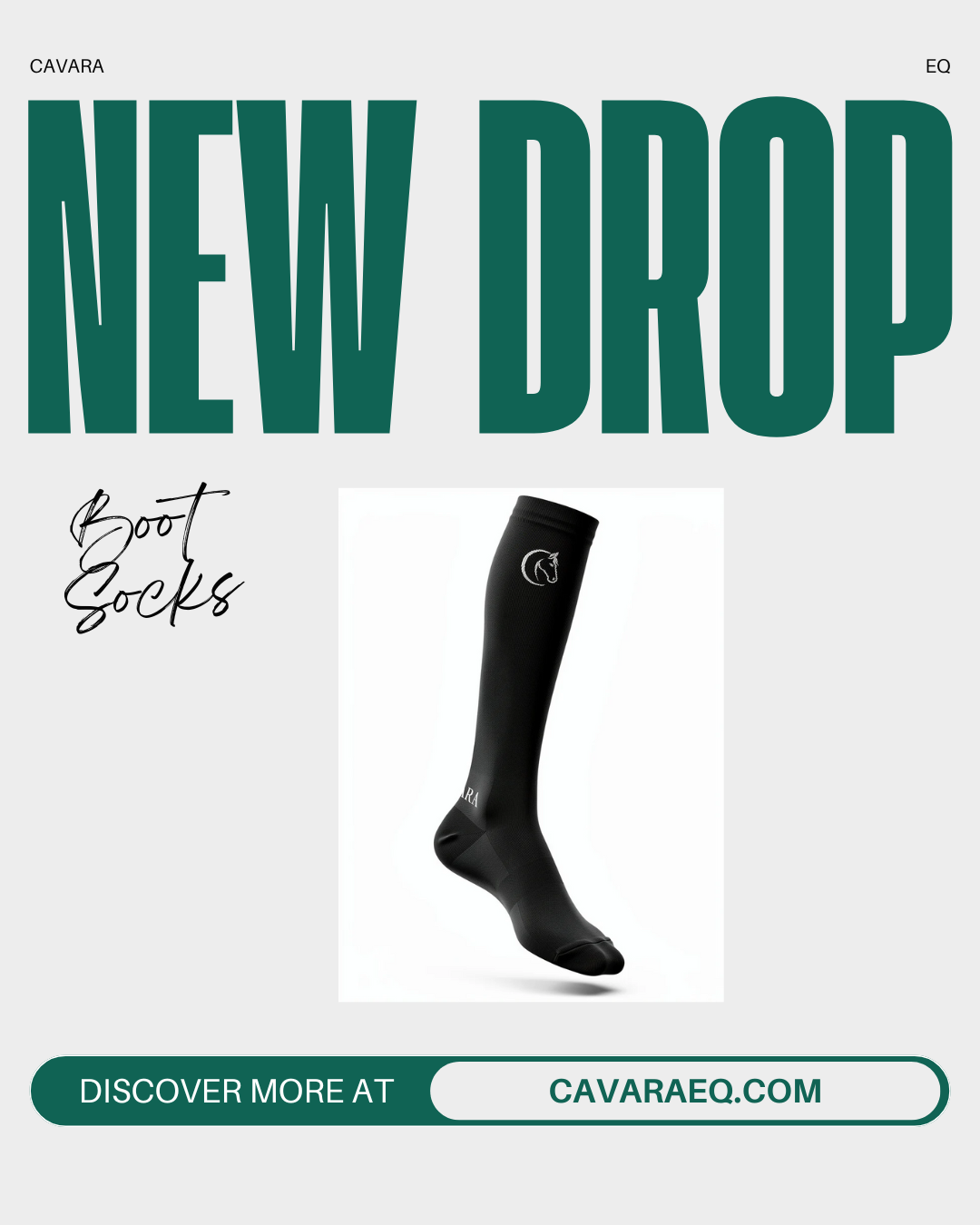 CAVARA Tall Boot Socks BLACK